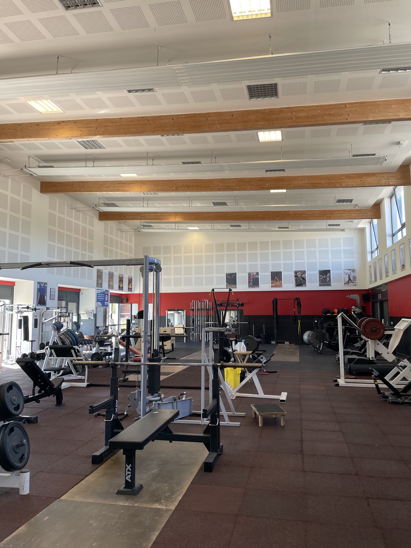 Vue actuelle de l’espace de musculation de la SHC Haguenau